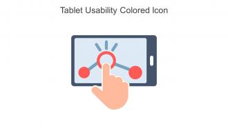 Tablet Usability Colored Icon In Powerpoint Pptx Png And Editable Eps Format