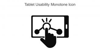 Tablet Usability Monotone Icon In Powerpoint Pptx Png And Editable Eps Format