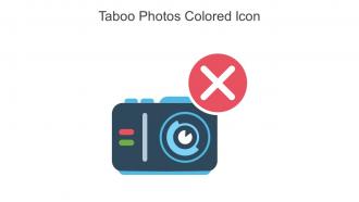 Taboo Photos Colored Icon In Powerpoint Pptx Png And Editable Eps Format