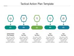 Tactical action plan template ppt powerpoint presentation model guide cpb
