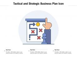Tactical And Strategic Business Plan Icon