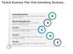 Tactical business plan web advertising business marketing channels cpb