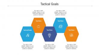 Tactical goals ppt powerpoint presentation ideas skills cpb