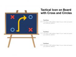 Tactical Icon On Board With Cross And Circles