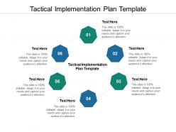 Tactical implementation plan template ppt powerpoint presentation pictures example file cpb