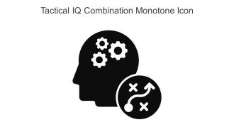 Tactical IQ Combination Monotone Icon In Powerpoint Pptx Png And Editable Eps Format