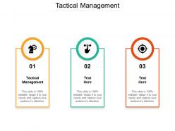 Tactical management ppt powerpoint presentation portfolio example topics cpb