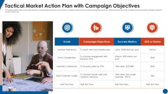 Tactical Market Action Plan With Campaign Objectives