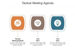 Tactical meeting agenda ppt powerpoint presentation outline gallery cpb