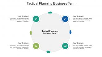 Tactical planning business term ppt powerpoint presentation summary deck cpb