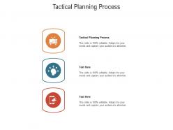 Tactical planning process ppt powerpoint presentation pictures template cpb