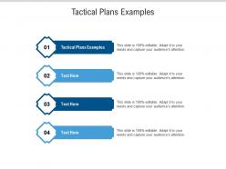 Tactical plans examples ppt powerpoint presentation ideas slide cpb