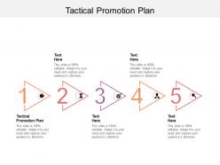 Tactical promotion plan ppt powerpoint presentation file designs cpb