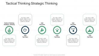 Tactical Thinking Strategic Thinking In Powerpoint And Google Slides Cpb