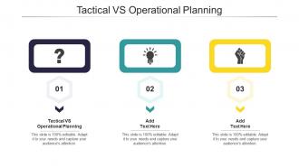 Tactical VS Operational Planning In Powerpoint And Google Slides Cpb