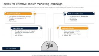 Tactics For Effective Sticker Marketing Campaign Methods To Implement Traditional