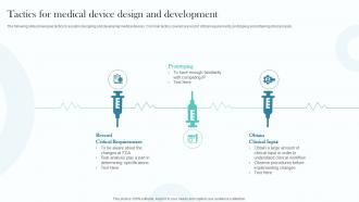 Tactics For Medical Device Design And Development