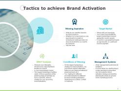 Tactics to achieve brand activation swot analysis management systems ppt powerpoint presentation
