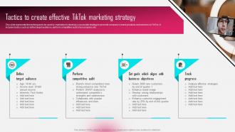 Tactics To Create Effective Tiktok Marketing Strategy Tiktok Influencer Marketing MKT SS V