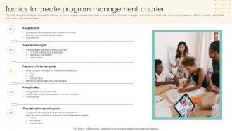 Tactics To Create Program Management Charter
