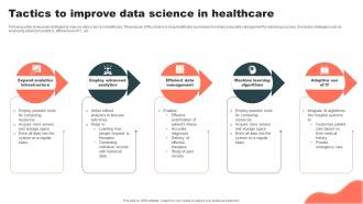 Tactics To Improve Data Science In Healthcare