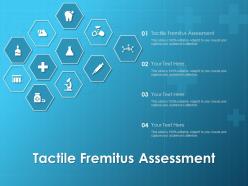 Tactile fremitus assessment ppt powerpoint presentation background designs