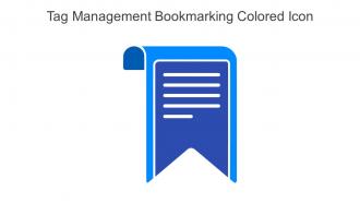 Tag Management Bookmarking Colored Icon In Powerpoint Pptx Png And Editable Eps Format