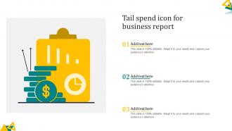 Tail Spend Icon For Business Report
