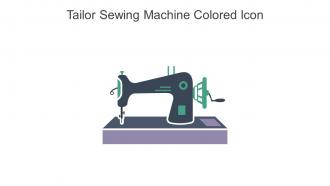 Tailor Sewing Machine Colored Icon In Powerpoint Pptx Png And Editable Eps Format