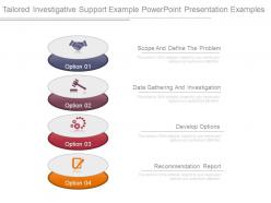 Tailored Investigative Support Example Powerpoint Presentation Examples