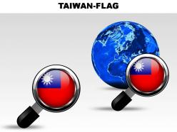 Taiwan country powerpoint flags