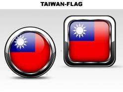 Taiwan country powerpoint flags