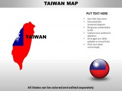 Taiwan country powerpoint maps