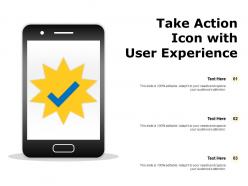 Take Action Icon With User Experience