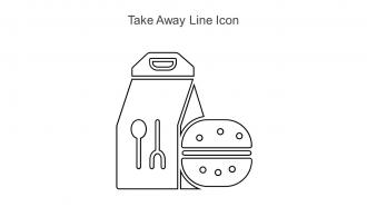 Take Away Line Icon