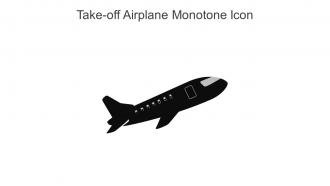 Take Off Airplane Monotone Icon In Powerpoint Pptx Png And Editable Eps Format