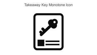Takeaway Key Monotone Icon In Powerpoint Pptx Png And Editable Eps Format
