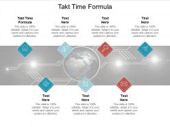 Takt time formula ppt powerpoint presentation ideas graphics example cpb