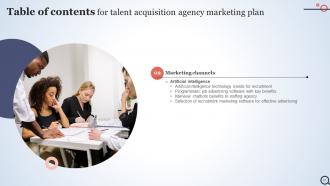 Talent Acquisition Agency Marketing Plan Powerpoint Presentation Slides Strategy CD V Idea Unique