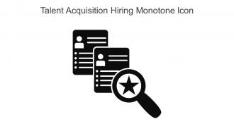 Talent Acquisition Hiring Monotone Icon In Powerpoint Pptx Png And Editable Eps Format