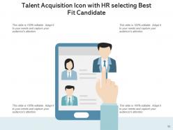 Talent Acquisition Icon Process Growth Leadership Organization Workforce