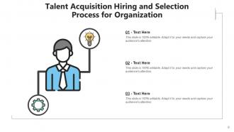 Talent Acquisition Icon Process Interview Dashboard Potential Candidate Resource Department