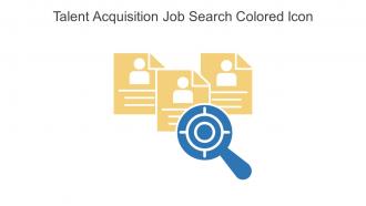 Talent Acquisition Job Search Colored Icon In Powerpoint Pptx Png And Editable Eps Format