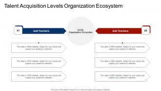 Talent Acquisition Levels Organization Ecosystem In Powerpoint And Google Slides Cpb