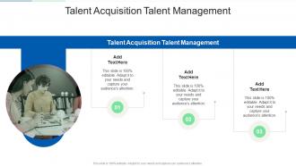 Talent Acquisition Talent Management In Powerpoint And Google Slides Cpb