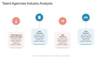 Talent Agencies Industry Analysis In Powerpoint And Google Slides Cpb
