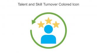 Talent And Skill Turnover Colored Icon In Powerpoint Pptx Png And Editable Eps Format