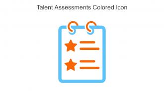 Talent Assessments Colored Icon In Powerpoint Pptx Png And Editable Eps Format
