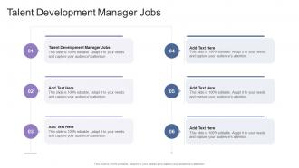 Talent Development Manager Jobs In Powerpoint And Google Slides Cpb
