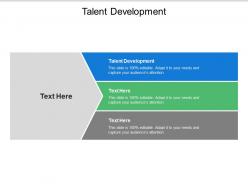 Talent development ppt powerpoint presentation inspiration diagrams cpb